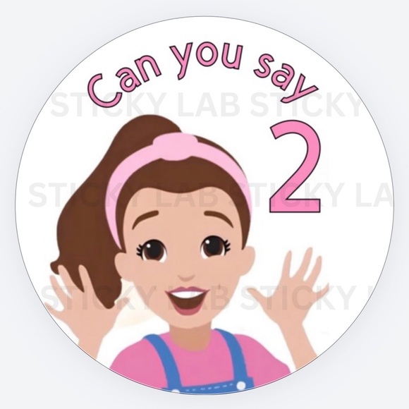 Ms Rachel Birthday Sticker label - Picture 1 of 1